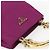 PRADA Borsa a Mano Nylon Metallo Viola Oro Auth 155416 D'oro Porpora - vista 6