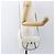 Christian Dior Borsa a spalla in tela a nido d'ape PVC oro bianco Auth 157616 D'oro - vista 19