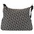 Borsa a Spalla in Tela Trotter Christian Dior Nera Argento Auth 153644 Nero - vista 2