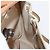 Hermès HERMES Mochila Herbag Lona Cuero Beige Plata Auth bs31446 - vista 22