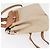 Hermès HERMES Mochila Herbag Lona Cuero Beige Plata Auth bs31446 - vista 5