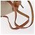 Hermès HERMES Mochila Herbag Lona Cuero Beige Plata Auth bs31446 - vista 9