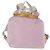 PRADA Backpack Nylon Pink Silver Auth 152952 Silvery - view 3