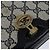 Gucci Borsa a Spalla GG Supreme PVC Blu Navy Oro Auth 147854 D'oro - vista 14