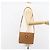 Borsa a Spalla in Tela Trotter Christian Dior Marrone Oro Auth bs31572 D'oro - vista 22