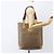 Borsa Sherry Line in PVC Beige Micro GG Supreme Web di GUCCI 002 904 0223 Auth 156847 D'oro - vista 19