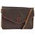 Céline Borsa a Spalla in Tela Macadam CELINE in Pelle PVC Marrone Oro Auth 150768 D'oro