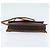 Céline Borsa a Spalla in Tela Macadam CELINE in Pelle PVC Marrone Oro Auth 150768 D'oro - vista 9
