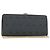 Borsa a spalla in tela a nido d'ape Christian Dior nera e oro Auth 149271 Nero D'oro