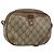 Borsa Sherry Line GG Supreme Web di GUCCI in PVC beige e oro 89 02 066 Auth 156823 D'oro