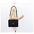 CHANEL Mademoiselle Borsa a Spalla Cotone Nero Oro CC Auth bs31506 D'oro - vista 24