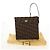 Borsa a mano in tela Zucca FENDI nera e marrone Auth 156483V Nero - vista 12
