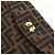 Borsa a mano in tela Zucca FENDI nera e marrone Auth 156483V Nero - vista 19