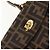 Borsa a mano in tela Zucca FENDI nera e marrone Auth 156483V Nero - vista 27