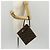 Borsa a mano in tela Zucca FENDI nera e marrone Auth 156483V Nero - vista 29