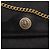Borsa a spalla in tela a nido d'ape Christian Dior con catena in PVC nera e dorata Auth 148882 - vista 14