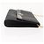 Borsa a spalla in tela a nido d'ape Christian Dior con catena in PVC nera e dorata Auth 148882 - vista 4