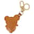 LOUIS VUITTON Takashi Murakami Porte Cles Panda Charm Leather M62637 Auth 150315 Beige  - view 4
