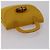 Set da cucire in pelle Gucci Bamboo giallo Auth 147379 - vista 6