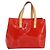 LOUIS VUITTON Monogram Vernis Reade PM Borsa a Mano Rossa M91088 LV Auth BA7437 Rosso