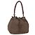 PRADA Borsa a Spalla con Frange in Nylon Kaki Oro Auth bs30567 D'oro Cachi