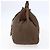 PRADA Borsa a Spalla con Frange in Nylon Kaki Oro Auth bs30567 D'oro Cachi - vista 5
