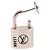Louis Vuitton Orecchino Lockit Learn in metallo argento Q16091 LV Auth BA7450 - vista 2