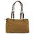 Borsa a Spalla con Catena PRADA Nylon Beige Argento Autentica 140091