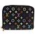 LOUIS VUITTON Monogram Multicolor Zippy Coin Purse Black M93740 LV Auth fm4871 - view 13