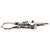Chrome Hearts Dolch Anhänger Top Charm Ag925 Silber Auth 152463M - Ansicht 11