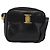 Vala Schultertasche aus Leder Schwarz Gold Salvatore Ferragamo Auth bs30964 Golden