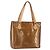LOUIS VUITTON Borsa a Mano Houston Monogram Vernis Bronzo M91122 LV Auth SW1772