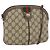 Borsa Sherry Line GG Supreme Web di GUCCI in PVC beige e oro 904 02 047 Auth 149187 D'oro