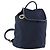 Zaino CÉLINE Circle in nylon blu navy e oro Auth bs30214 D'oro