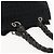 Borsa Tote Salvatore Ferragamo in tela nera e argento Auth BA7338 Nero - vista 7