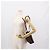 Céline Borsa a Spalla in Tela Macadam CELINE in Pelle PVC Marrone Oro Auth gh1084 D'oro - vista 24