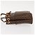 Céline Borsa a Spalla in Tela Macadam CELINE in Pelle PVC Marrone Oro Auth gh1084 D'oro - vista 4