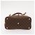 Céline Borsa a Spalla in Tela Macadam CELINE in Pelle PVC Marrone Oro Auth gh1084 D'oro - vista 5