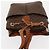 Céline Borsa a Spalla in Tela Macadam CELINE in Pelle PVC Marrone Oro Auth gh1084 D'oro - vista 6