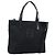 Borsa a mano FENDI in nylon 2 in 1 nera e argento autentica ep11442 Nero