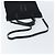 Borsa a mano FENDI in nylon 2 in 1 nera e argento autentica ep11442 Nero - vista 9