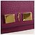 Borsa a Spalla Gancini Chain in Pelle Salvatore Ferragamo Viola Oro Auth 153364V D'oro Porpora - vista 19