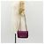 Borsa a Spalla Gancini Chain in Pelle Salvatore Ferragamo Viola Oro Auth 153364V D'oro Porpora - vista 26