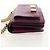 Borsa a Spalla Gancini Chain in Pelle Salvatore Ferragamo Viola Oro Auth 153364V D'oro Porpora - vista 3