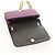 Borsa a Spalla Gancini Chain in Pelle Salvatore Ferragamo Viola Oro Auth 153364V D'oro Porpora - vista 9