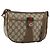 Borsa Sherry Line GG Supreme Web di GUCCI in PVC beige e oro 89 02 032 Auth 153392 D'oro