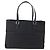 FENDI Zucchino Canvas Handtasche Schwarz Silber Authentisch am9157 - Ansicht 13