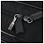 Borsa Boston PRADA in nylon 2 in 1 nera argento autentica am9248 Nero - vista 19