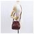 CARTIER Bolso de Hombro Must Line Cuero Burdeos Oro Auth 156815 Dorado - vista 19