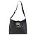 Borsa a Spalla Gancini in Pelle Nera e Oro Salvatore Ferragamo Auth 157063 Nero D'oro - vista 2